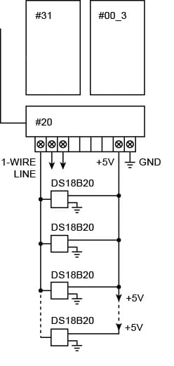 Connection for One-wire Operation